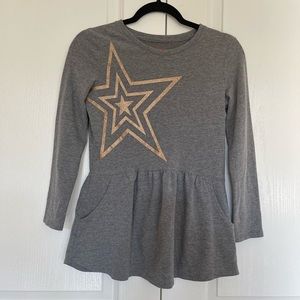 Cat & Jack Girls Waffle Knit Dress Size Large 10/12